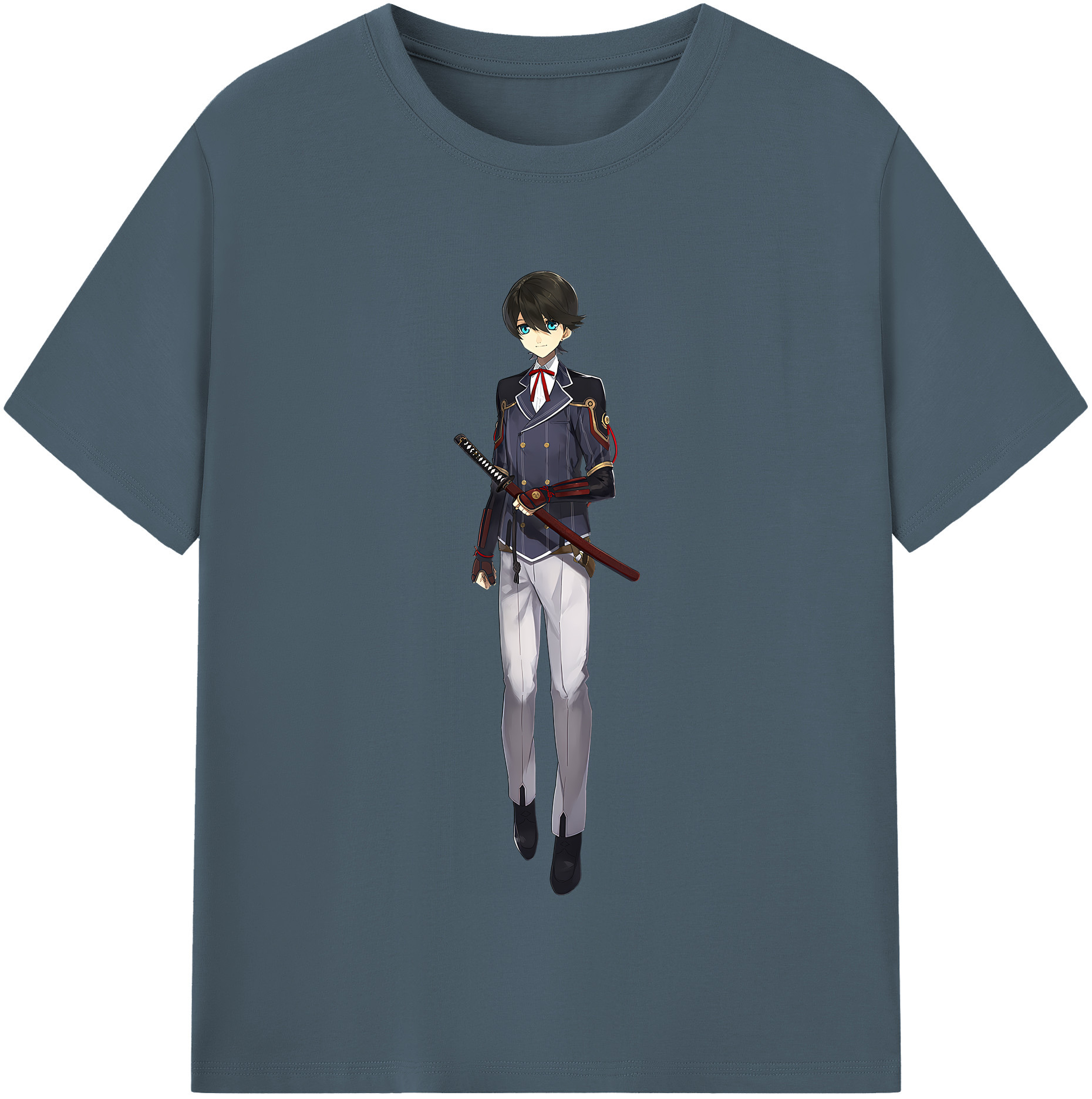 （画像用） 刀剣乱舞 Touken Ranbu 綿100％半袖Tシャツ（フロントプリント）